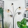 Koyoto Boule lumineuse, Lampadaire Ambre, Clair, Fumé, 5 lumières
