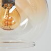 Koyoto Boule lumineuse, Lampadaire Ambre, Clair, Fumé, 5 lumières