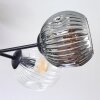 Ripoll Plafonnier, Boule lumineuse Ambre, Clair, Fumé, 6 lumières
