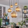 Koyoto Suspension, Boule lumineuse, Suspension Or, Noir, 5 lumières Koyoto Suspension, Boule lumineuse, Suspension Or, Noir, 5 lumières