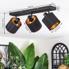 Alsen Plafonnier, Spot de plafond Noir, 3 lumières