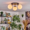 Gastor Plafonnier, Boule lumineuse Blanc, 3 lumières