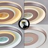 Dakon Plafonnier LED Champagne, Blanc, 1 lumière