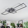 Manor Plafonnier LED Noir, 1 lumière