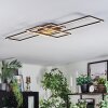 Manor Plafonnier LED Noir, 1 lumière