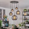 Koyoto Suspension, Boule lumineuse, Suspension Fumé, 5 lumières