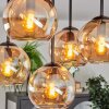 Koyoto Plafonnier, Boule lumineuse 37 cm Ambre, 5 lumières