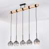 Koyoto Suspension, Boule lumineuse, Suspension Écru, Noir, 5 lumières Koyoto Suspension, Boule lumineuse, Suspension Écru, Noir, 5 lumières