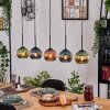 Koyoto Suspension, Boule lumineuse, Suspension Écru, Noir, 5 lumières