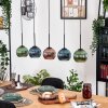 Koyoto Suspension, Boule lumineuse, Suspension Écru, Noir, 5 lumières