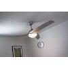 Ventilateur Globo PRIMO Argenté, Blanc, 2 lumières, Télécommandes