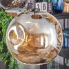 Ripoll Suspension, Boule lumineuse, Suspension Ambre, Fumé, 5 lumières
