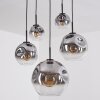 Ripoll Suspension, Boule lumineuse, Suspension Clair, Fumé, 5 lumières