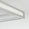 Danor Plafonnier LED Nickel mat, 1 lumière