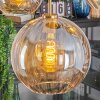 Koyoto Suspension, Boule lumineuse, Suspension Or, Noir, 5 lumières