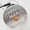 Koyoto Boule lumineuse, Lampadaire Clair, Fumé, 5 lumières