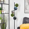 Gastor Boule lumineuse, Lampadaire 33 cm Bleu, Chrome, Vert, Fumé, 5 lumières