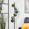 Gastor Boule lumineuse, Lampadaire 34 cm Bleu, Chrome, Vert, Fumé, 6 lumières