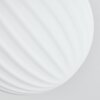 Chehalis Plafonnier, Boule lumineuse Blanc, 4 lumières