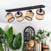 Ramila Plafonnier, Spot de plafond Noir, 4 lumières