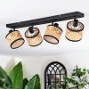 Ramila Plafonnier, Spot de plafond Noir, 4 lumières