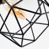 Yaak Plafonnier, Spot de plafond Noir, 3 lumières