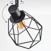 Yaak Plafonnier, Spot de plafond Noir, 3 lumières