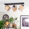 Bongal Plafonnier, Spot de plafond Noir, 3 lumières