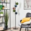 Gastor Boule lumineuse, Lampadaire 33 cm Bleu, Vert, Cuivré, 5 lumières