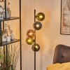 Gastor Boule lumineuse, Lampadaire 33 cm Bleu, Vert, Cuivré, 5 lumières