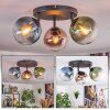 Gastor Plafonnier, Boule lumineuse Bleu, Vert, Clair, Cuivré, 3 lumières