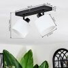 Bassagoda Plafonnier, Spot de plafond Noir, 2 lumières Bassagoda Plafonnier, Spot de plafond Noir, 2 lumières