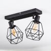 Yaak Plafonnier, Spot de plafond Noir, 2 lumières