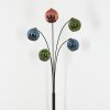 Koyoto Boule lumineuse, Lampadaire Bleu, Vert, Cuivré, 5 lumières