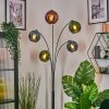 Koyoto Boule lumineuse, Lampadaire Bleu, Vert, Cuivré, 5 lumières