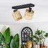 Cavaca Plafonnier, Spot de plafond Noir, 2 lumières