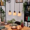 Cavaca Suspension, Suspension Écru, Noir, 3 lumières