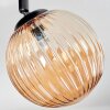 Chehalis Plafonnier, Boule lumineuse 48.5 cm Ambre, 3 lumières