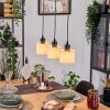 Bassagoda Suspension, Suspension Écru, Noir, 3 lumières