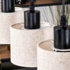Bassagoda Suspension, Suspension Écru, Noir, 3 lumières