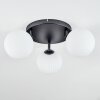 Chehalis Plafonnier, Boule lumineuse 25 cm Blanc, 3 lumières