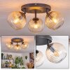 Koyoto Plafonnier, Boule lumineuse Ambre, Clair, 3 lumières