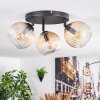 Koyoto Plafonnier, Boule lumineuse Ambre, Clair, 3 lumières