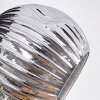 Ripoll Plafonnier, Boule lumineuse Chrome, Fumé, 3 lumières