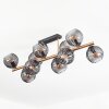Koyoto Plafonnier, Boule lumineuse Or, Noir, 10 lumières