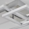 Plafonnier Buren LED Nickel mat, 1 lumière