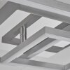Plafonnier Buren LED Nickel mat, 1 lumière