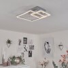 Plafonnier Buren LED Nickel mat, 1 lumière