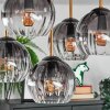 Koyoto Plafonnier, Boule lumineuse Or, Noir, 5 lumières