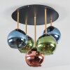 Koyoto Plafonnier, Boule lumineuse 45 cm Laiton, Noir, 5 lumières